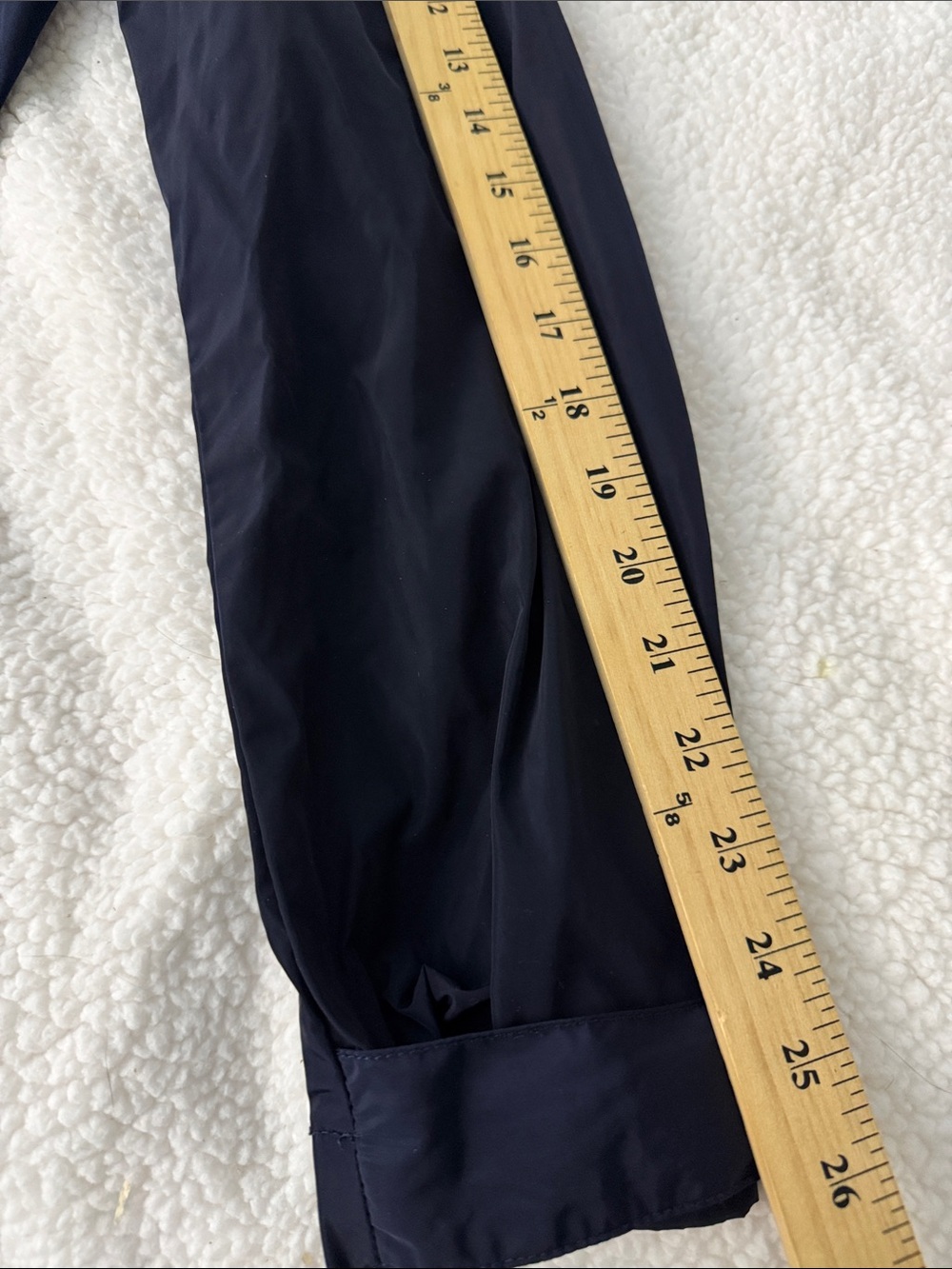 Burberry Navy Lightweight Zip Jacket with stowaway hood - Picture 3 of 14